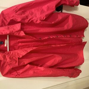 Universal thread button down pink shirt large